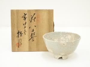 萩焼　波多野指月造　茶碗（共箱）